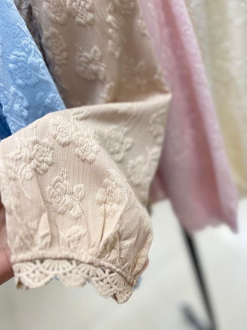 Women Lace Patch Work Tops